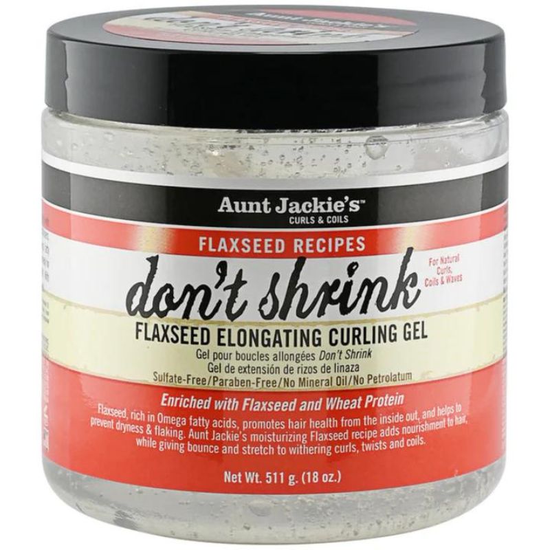Aunt Jackie's Flaxseed Don't Shrink Flaxseed Elongating Curling Gel 15