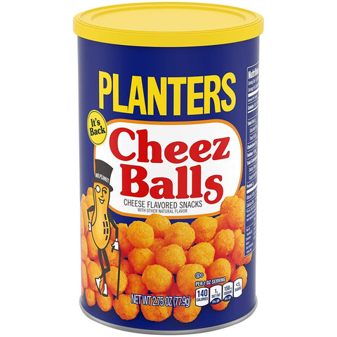 Planters Cheese Balls 2.75oz (77.9g) THT: 26-Apr-2024