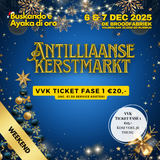 Antilliaanse Kerstmarkt - Weekend 6 en 7 december 2025 (1x toegang)