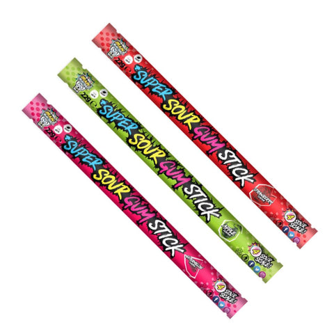 Brain Blasterz Sour Gum Stick 22g (een stuk)