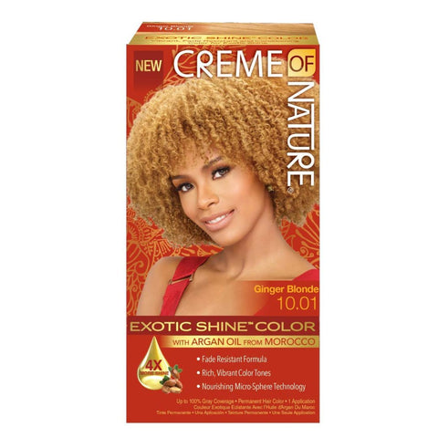 Creme of Nature Exotic Shine Color Ginger Blond 10.01 with Argan Oil from Morocco