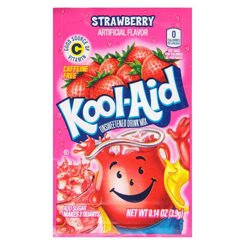 Kool-Aid Strawberry 3.9g 1 zakje THT: 31-Mar-2025