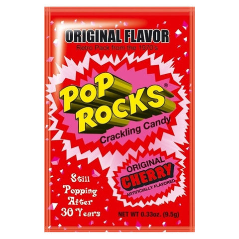 Pop Rocks Cherry 1 stuk Crackling Candy 9.5 g / 33 oz