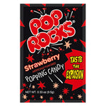Pop Rocks Strawberry Popping Candy 1 stuk 0.33oz (9.5g)