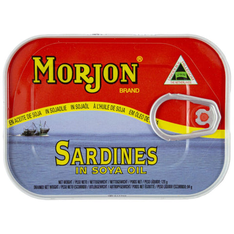 Morjon Sardines in Soya Oil 120g