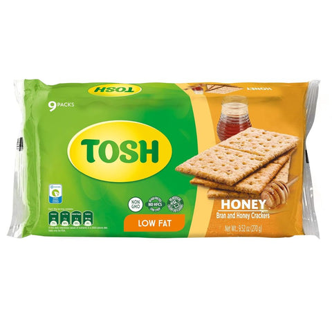 THT: 02-02-2024 Tosh Bran and Honey Crackers 270g