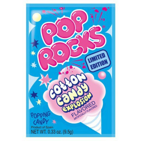 Pop Rocks Cotton Candy Popping Candy 1 stuk 0.33oz (9.5g)