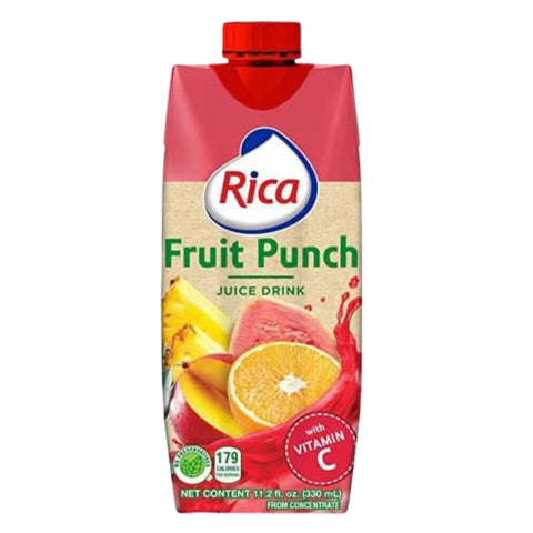 Rica Fruit Punch (Fruitpunch) 11.2oz (330ml)