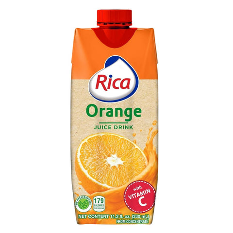 Rica Orange Juice Drink (Sinaasappel) 11.2oz (330ml)