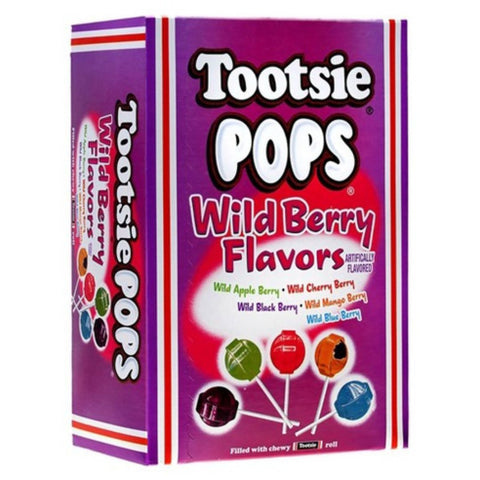 Tootsie Pops Wild Berry 4 stuks