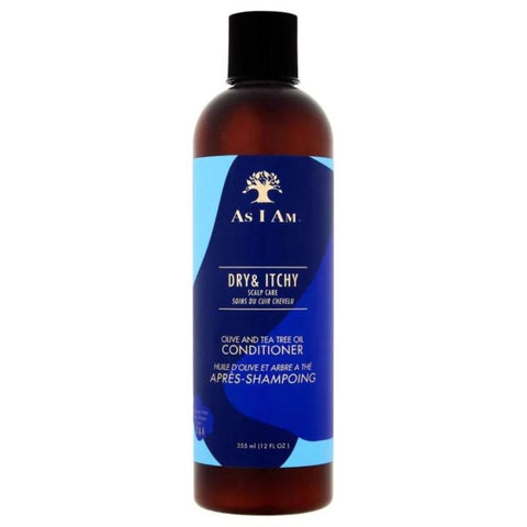 As I Am Dry & Itchy Scalp Care Olive & Tea Tree Oil Leave-In Conditioner 8oz (237ml)