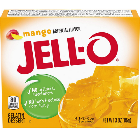 Jell-O Mango Gelatin 3oz (85g)