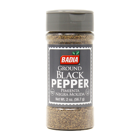 Badia Black Pepper Ground 2oz (56.7g)