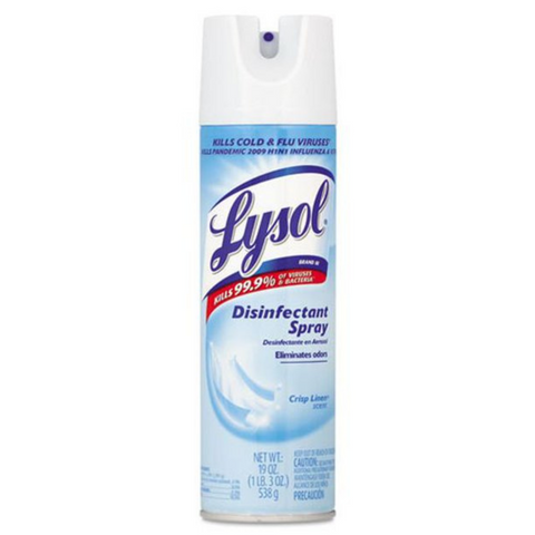 Lysol Disinfectant Spray Crisp Linen 19oz (538g)