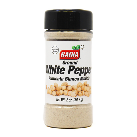 Badia Ground White Pepper 2oz (56g)