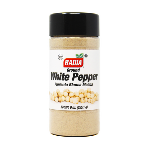 Badia Ground White Pepper 9oz (255.1g)
