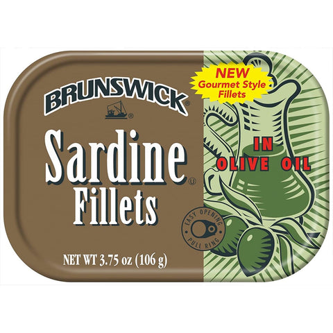 Brunswick Sardines Naturel In Soja Oil 3.7oz (106g)