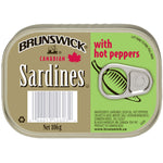 Brunswick Sardines with Hot Peppers 3.7oz (106g)