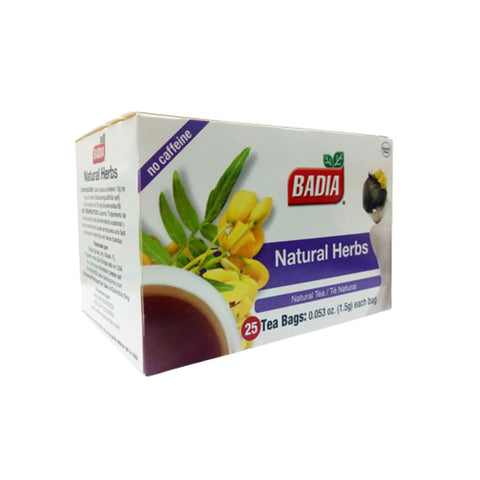 Badia Natural Herbs Tea 25 stuks