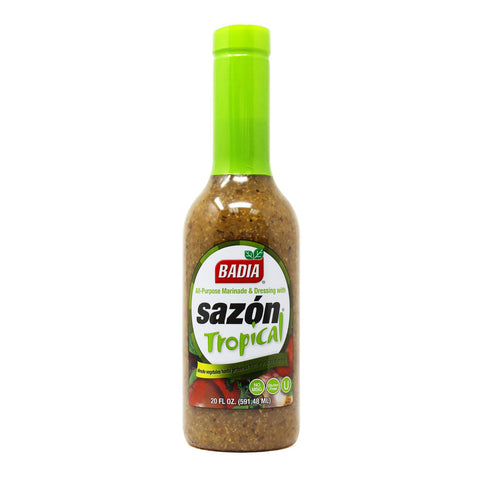 Badia Sazon Tropical Marinade & Dressing Groen 20oz (591ml)