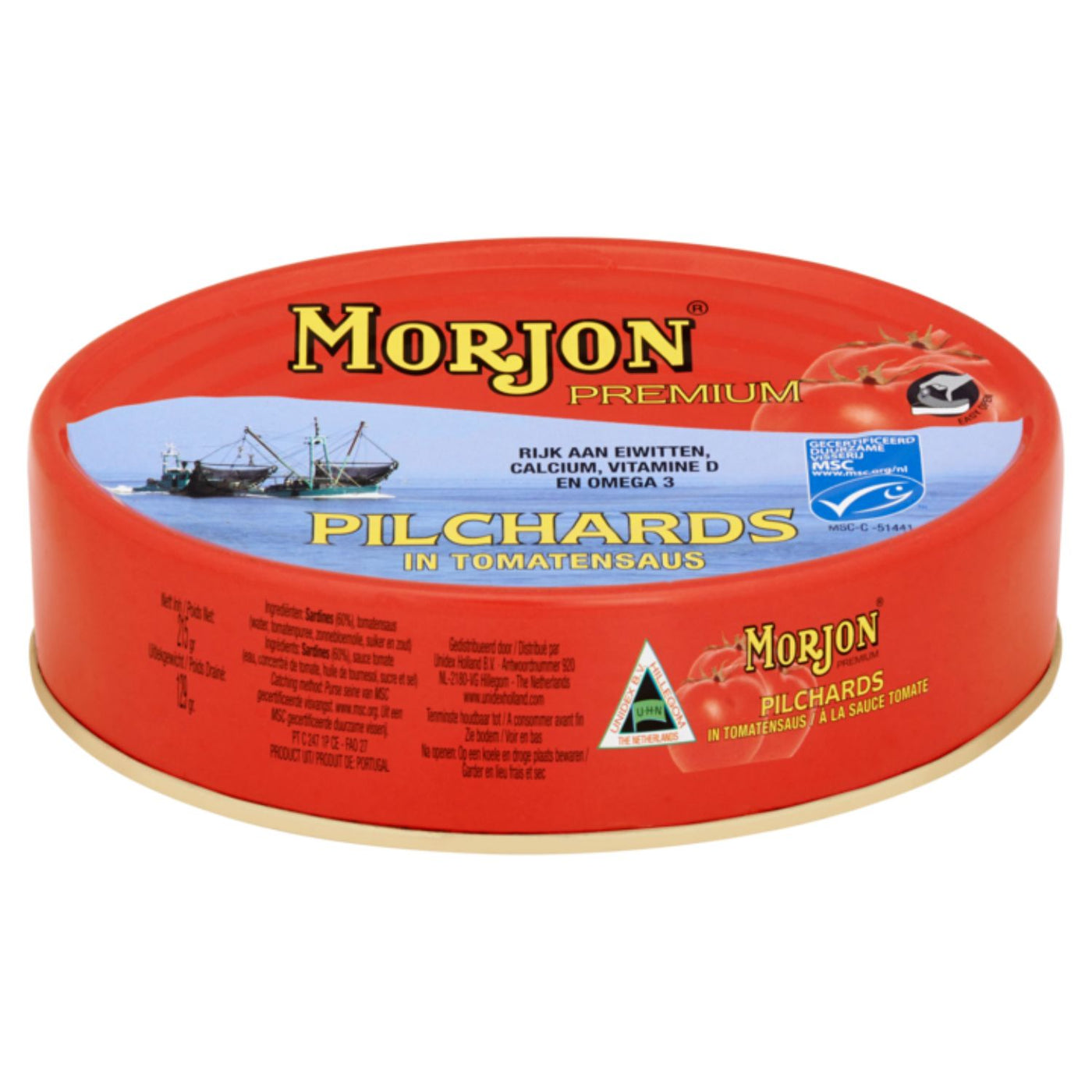 Morjon Pilchards in Tomato Sauce 215g – E-Toko.nl