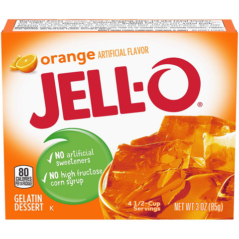 Jell-O Orange Gelatin 3oz (85g) THT: 16-03-2025