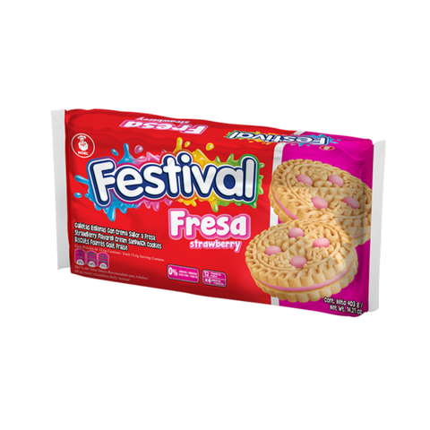 Noel Festival Strawberry Flavored Cookies 14.2oz (403g)