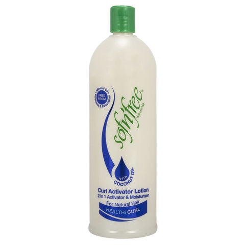 Sofn'Free Curl Activation Lotion 2 in 1 Activator and Moisturizer  25.36oz (750 ml)